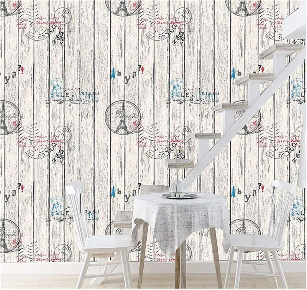 Papel Tapiz Adherible 10m X 45cm Tablones Vintage Paris Tp47