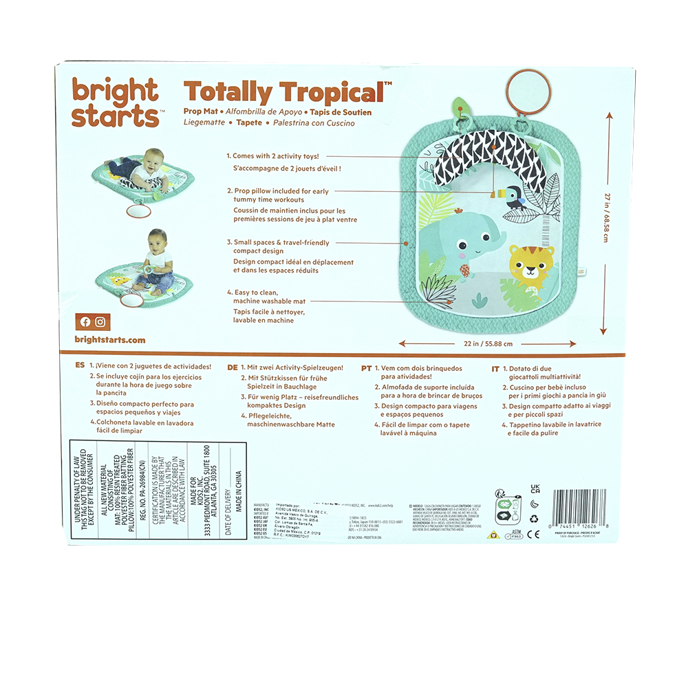 Alfombra para Bebe Bright Starts12474 Totally Tropical