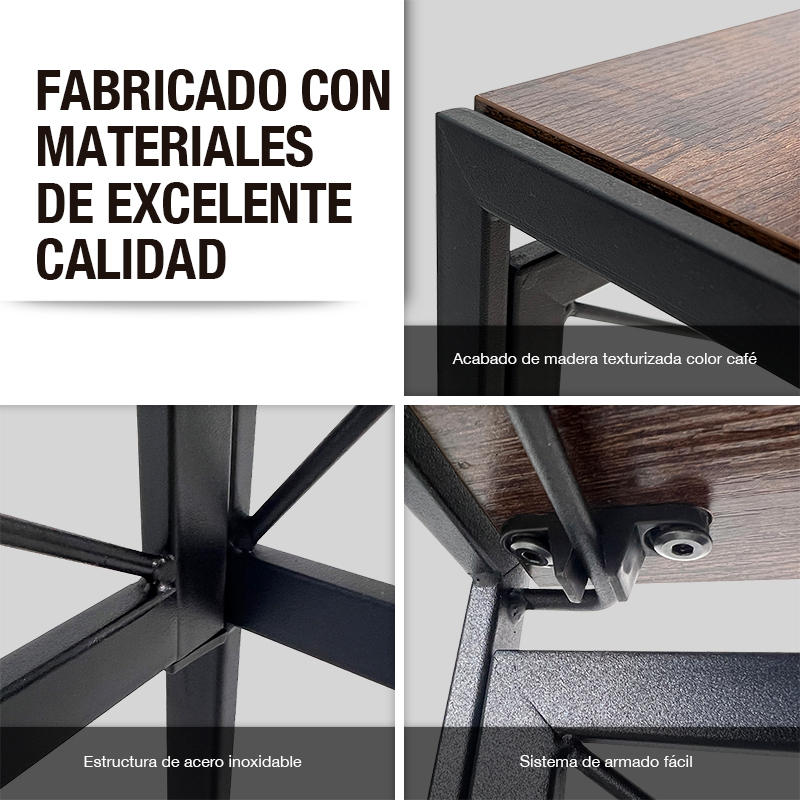 Escritorio Plegable Minimalista de Madera Oficina y Hogar CASA LITUS
