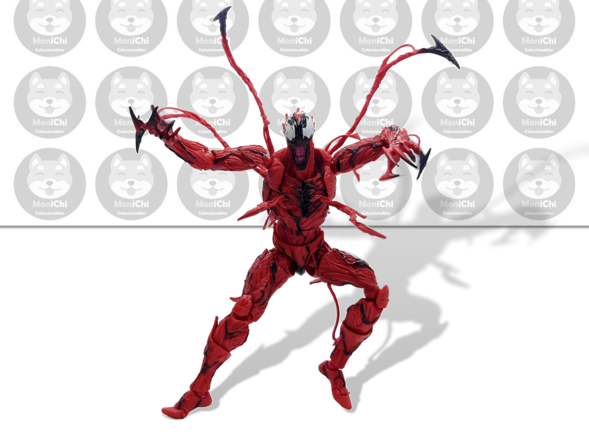 Carnage Venom Spiderman Spider Man Revoltech Figura Marvel