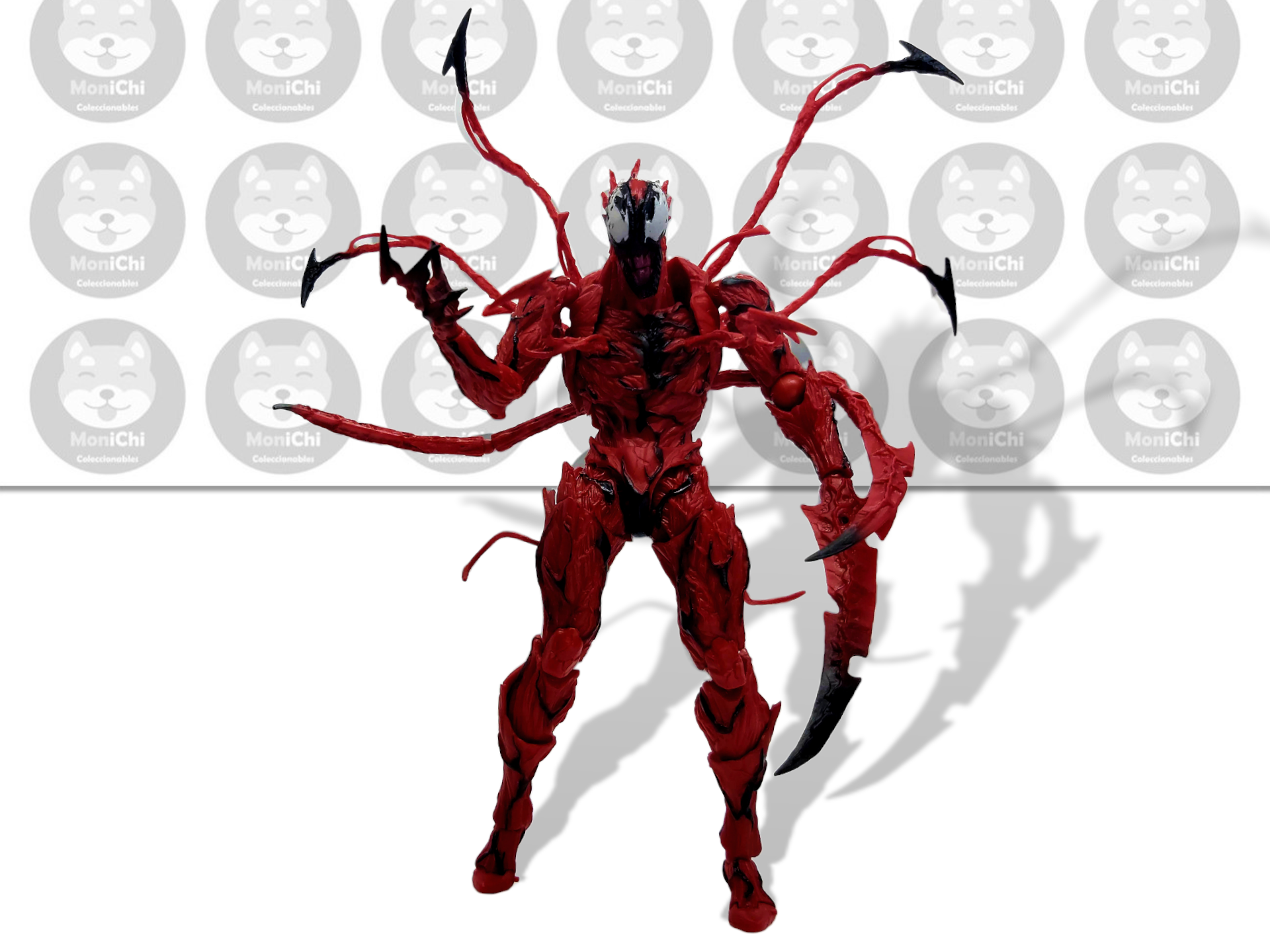 Carnage Venom Spiderman Spider Man Revoltech Figura Marvel