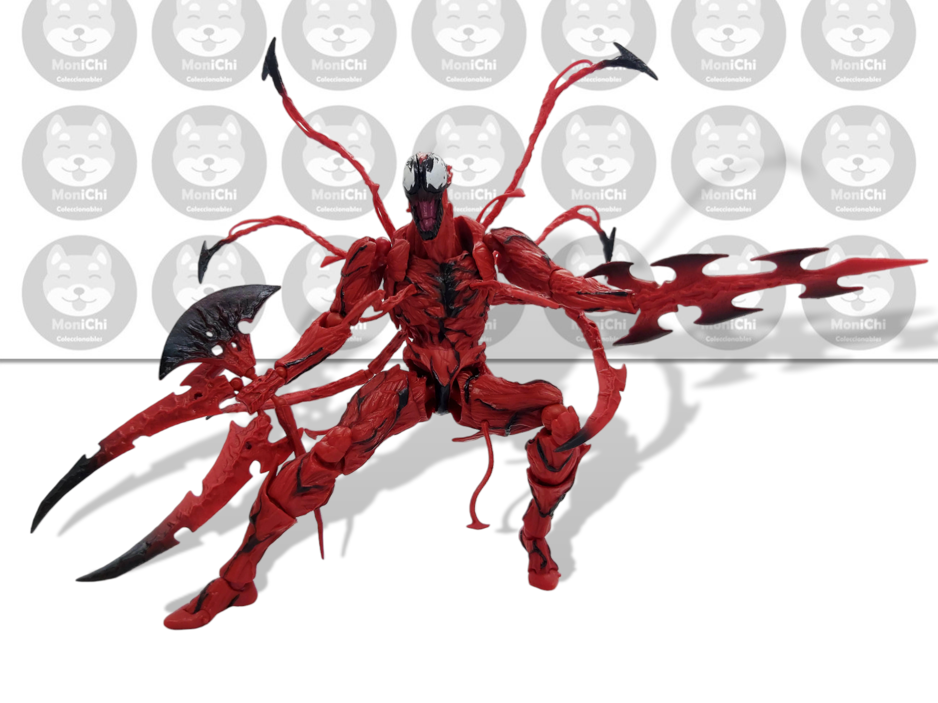 Carnage Venom Spiderman Spider Man Revoltech Figura Marvel