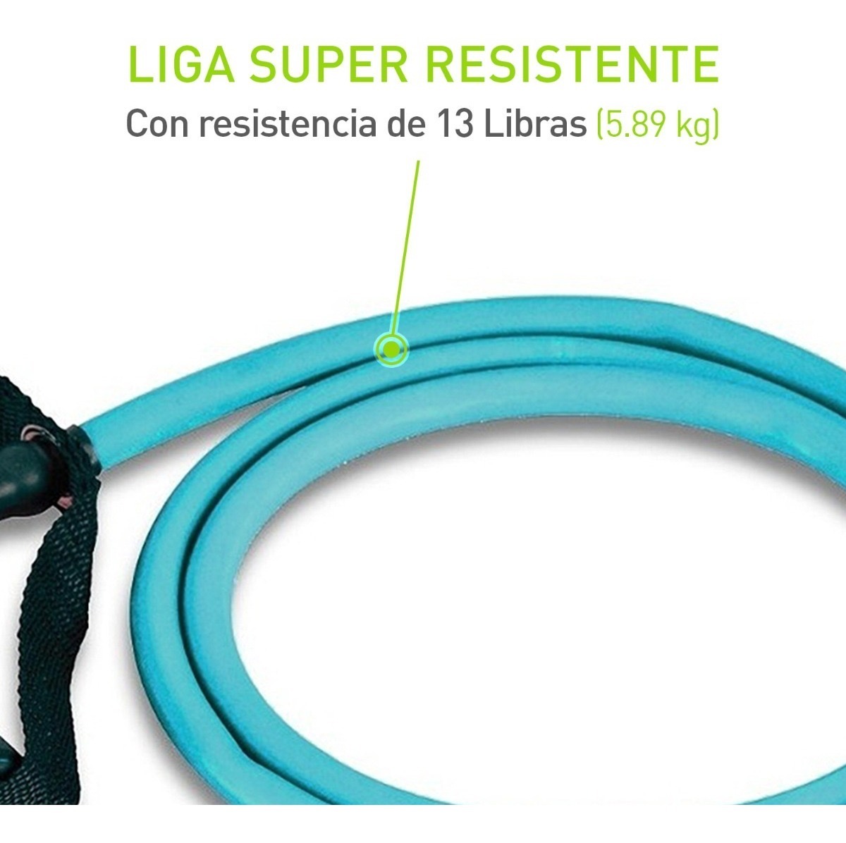 Liga Banda Elástica de Resistencia 8mm Azul Entrenamiento