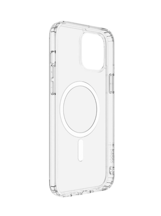 Funda Acrigel Transparente con MagSafe más Mica de Cristal Gratis para iPhone 12 Pro Max.