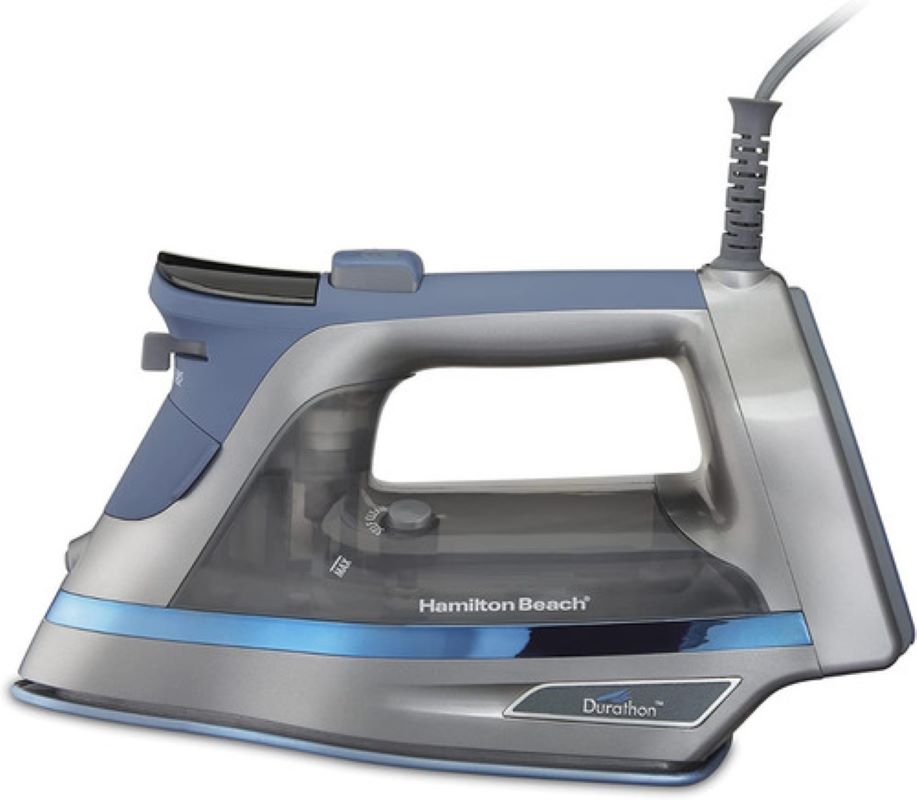 Plancha de Vapor Vertical Hamilton Beach 19910 Base Antiadherente