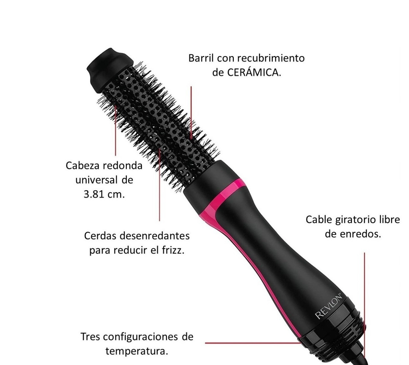 Cepillo Secador Revlon Salon Voluminizador Oval One Step Pro