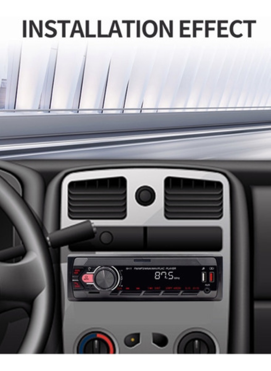 Estéreo Para Auto Con Mp3 2 Usb Bluetooth 1 Din