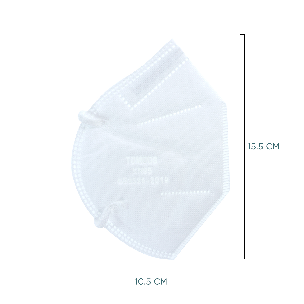 Kn95 Mascarillas Cubre Bocas Calidad Lavable Reusable Caja10pz .