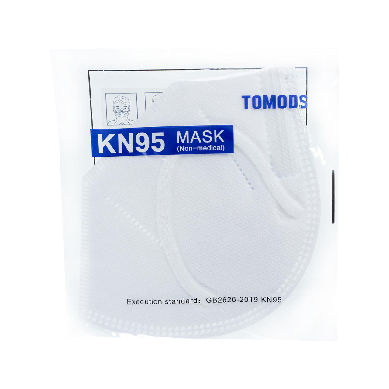 Kn95 Mascarillas Cubre Bocas Calidad Lavable Reusable Caja10pz .