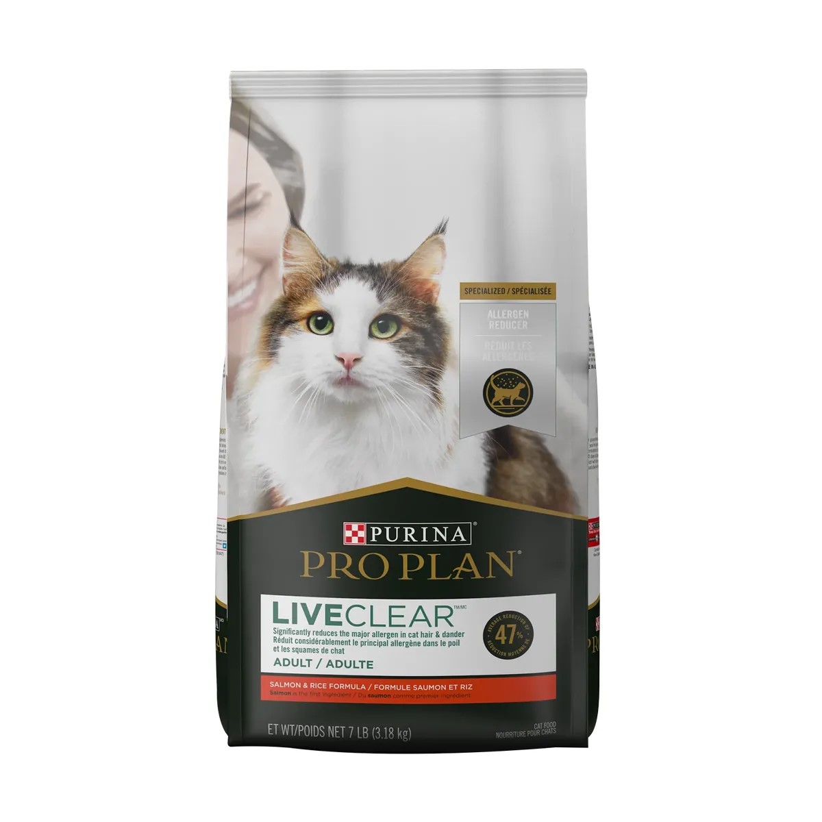 Pro plan Live Clear Reductor De Caspa alergenos Salmon 3.1 kg