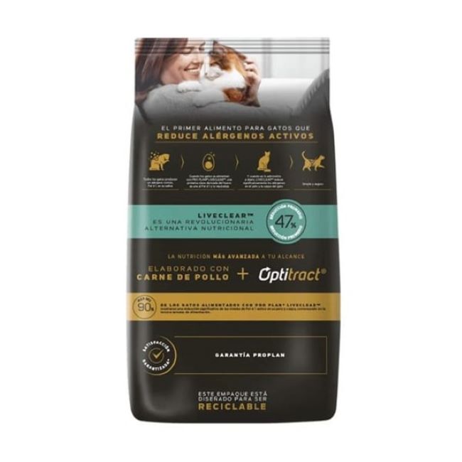 Pro plan Live Clear Reductor De Caspa alergenos Salmon 3.1 kg
