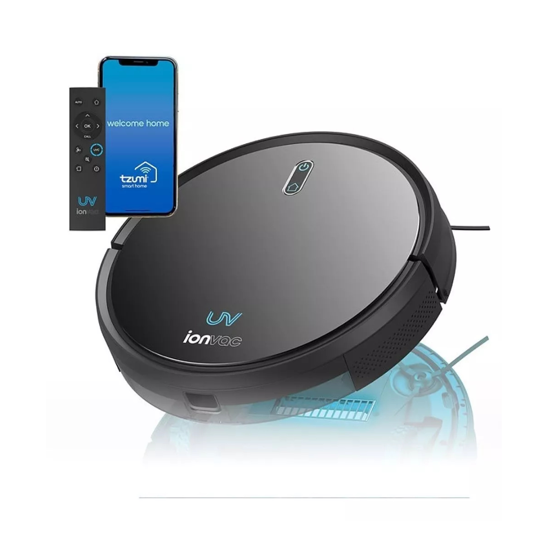 Aspiradora Robot Tzumi Ionvacuv Ultraclean Robovac Con Luz Uv Desinfectante
