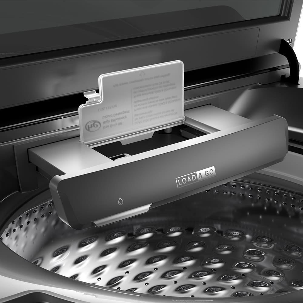 Lavadora Carga Superior 28kg con Sistema Load&Go Cromo 7MWTW8127LC Whirlpool