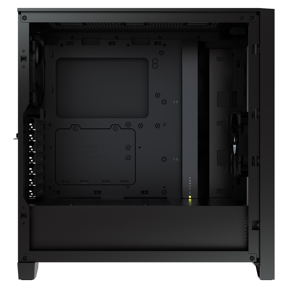 Gabinete Corsair 4000D AIRFLOW Negro Cristal Templado USB 3.1 Audio HD Incluye 2 Ventiladores de 120mm