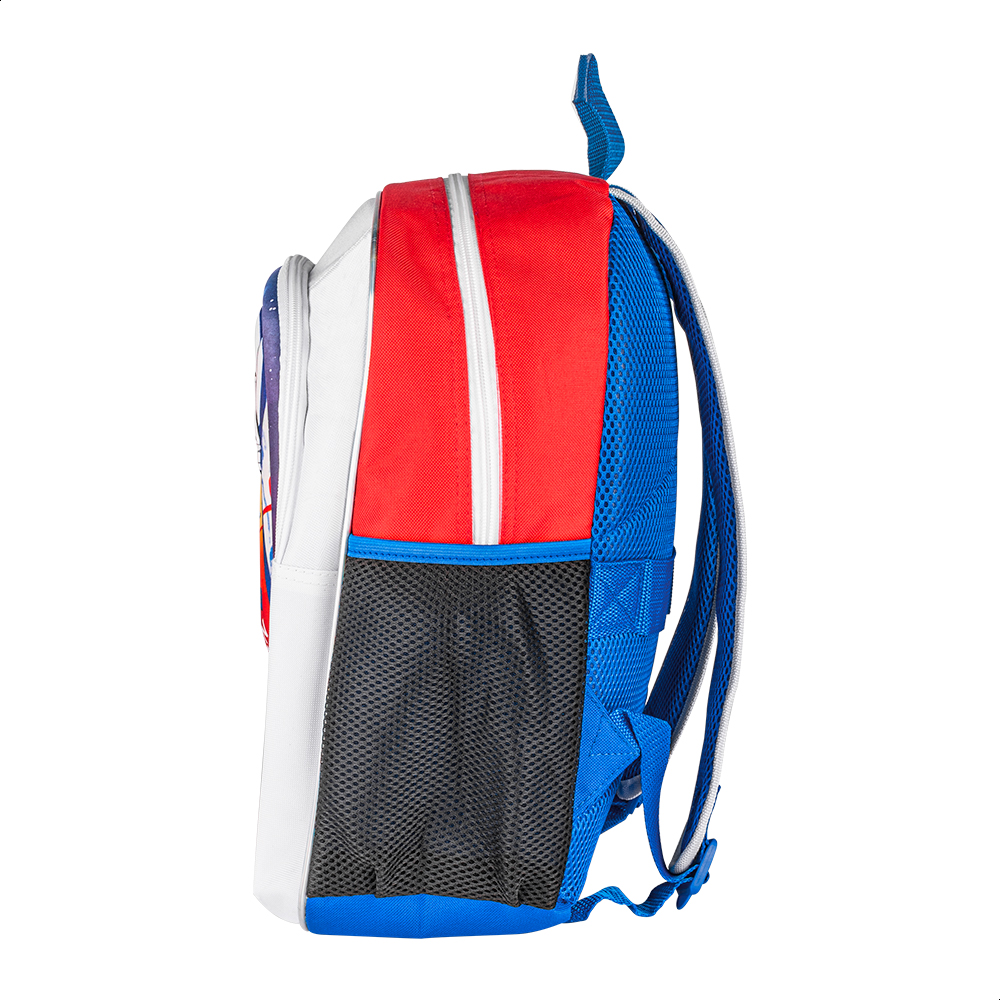 TechZone Mochila Escolar NASA Edición Cohete Termoformado 3D, 2 Amplios compartimentos y bolsas laterales de malla