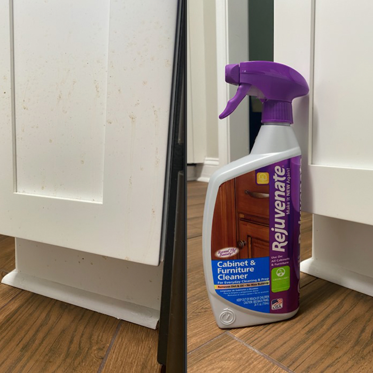 Limpiador Renovador de Muebles de Madera y Gabinetes  Rejuvenate 710 ml Tv Ofertas Rejuvenate Cabinet & Furniture Cleaner Aporta brillo