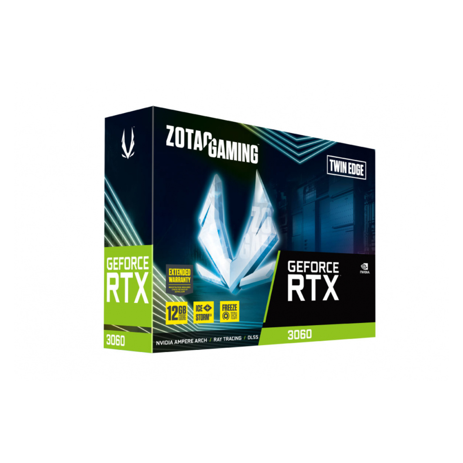 Tarjeta de Video Nvidia GeForce RTX 3060 ZOTAC TWIN EDGE LHR ZT-A30600E-10M