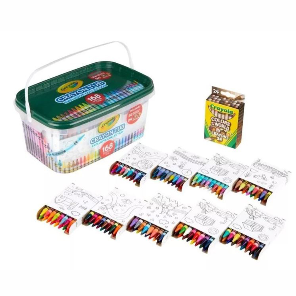 Crayones Estuche Crayola  168 Piezas Colores Exclusivos