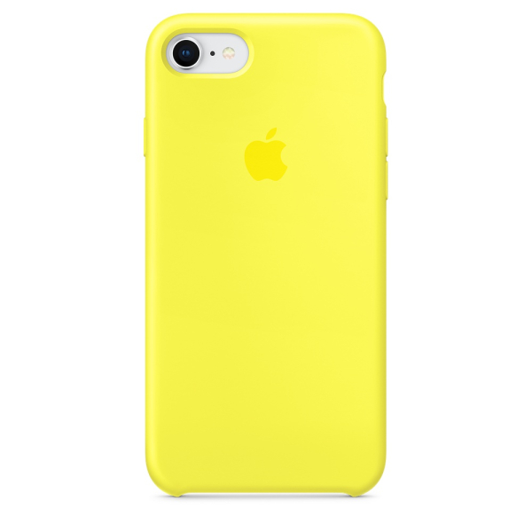 Funda de Silicon iPhone 8 / iPhone 7 - Amarillo Neon