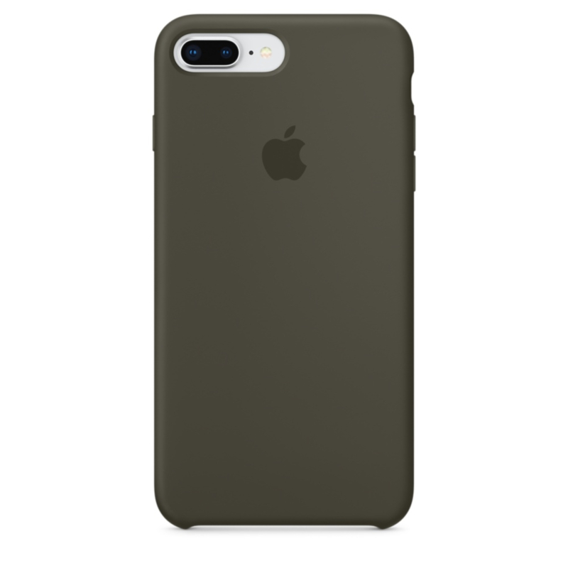 Funda de Silicon iPhone 8 Plus / iPhone 7 Plus - Olivo Oscuro