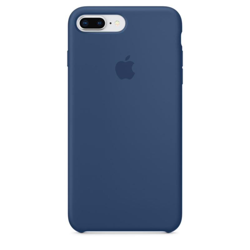 Funda de Silicon iPhone 8 Plus / iPhone 7 Plus - Azul Cobalto