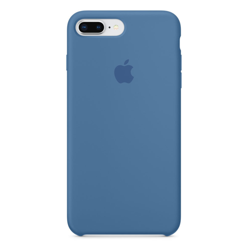 Funda de Silicon iPhone 8 Plus / iPhone 7 Plus - Azul Jeans