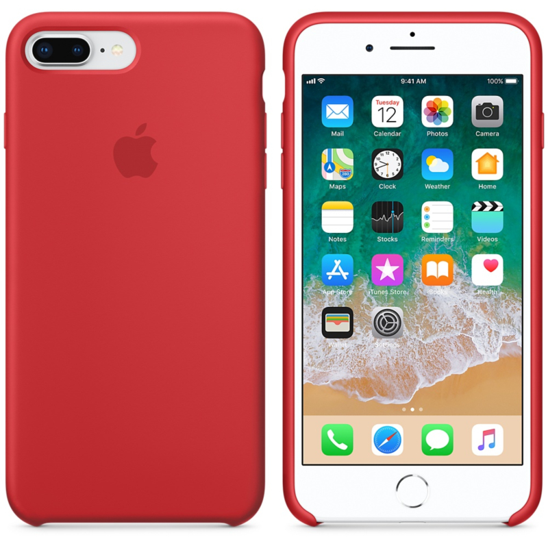 Funda para iPhone 8 Plus Tecnología Ultra Impacto Color Rojo