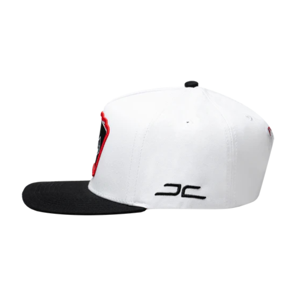Gorra JC HATS Poker snapback blanca 001354