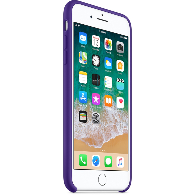 Funda de Silicon iPhone 8 Plus / iPhone 7 Plus  - Morado