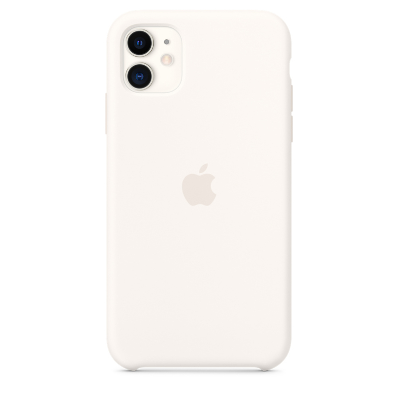 Funda de Silicon iPhone 11 - Blanco