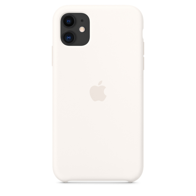 Funda de Silicon iPhone 11 - Blanco