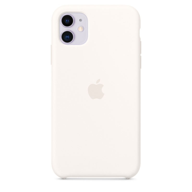 Funda de Silicon iPhone 11 - Blanco