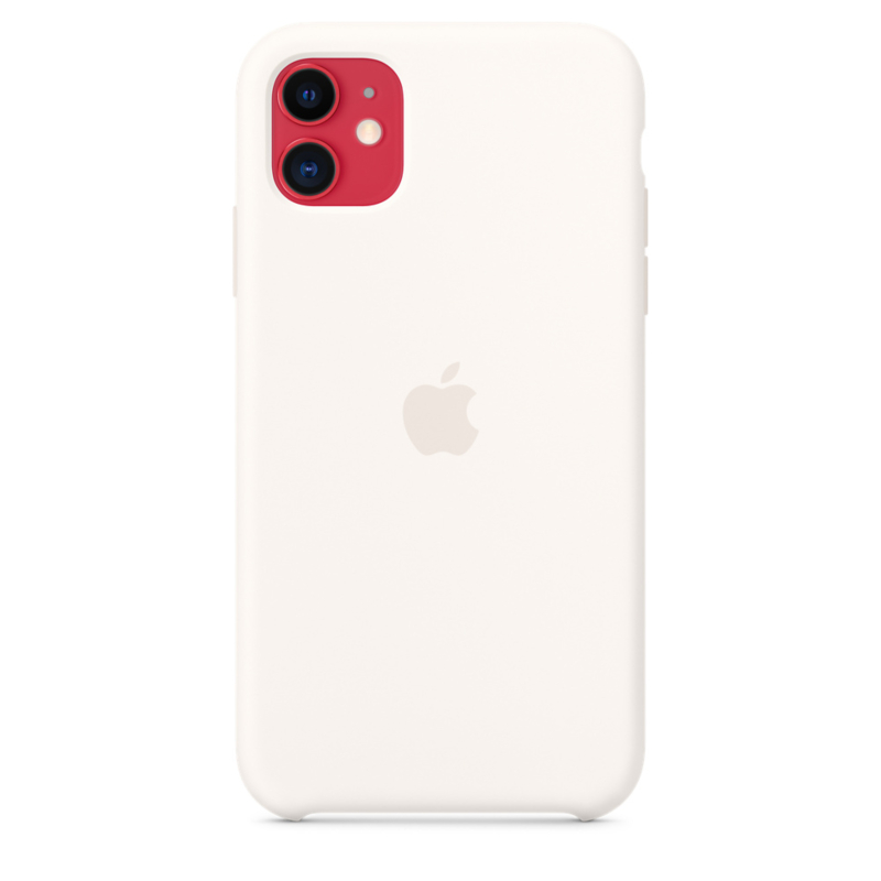 Funda de Silicon iPhone 11 - Blanco