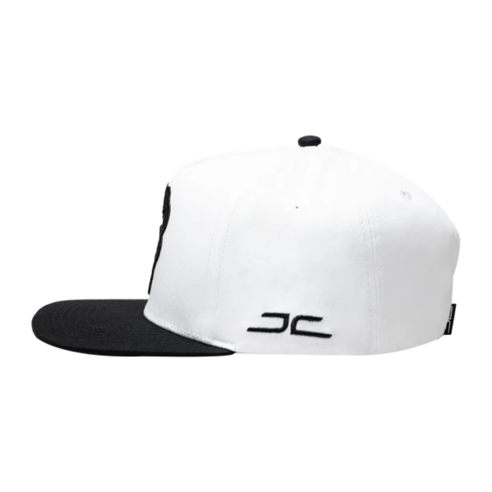 Gorra JC HATS Trebol snapback blanca unisex 001355
