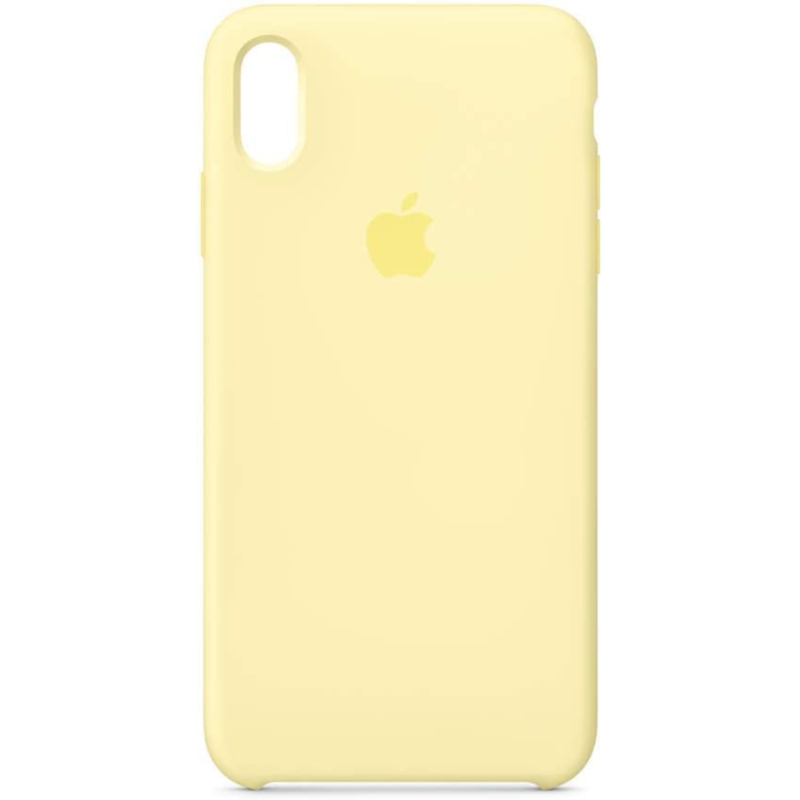 Funda de Silicon iPhone XR - Amarillo Pastel