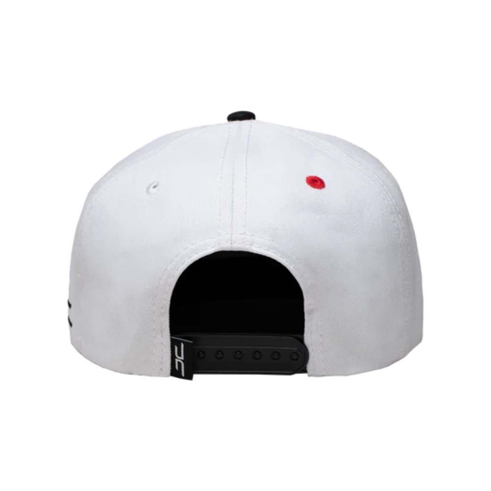 Gorra JC HATS Poker EE snapback blanca unisex 000389