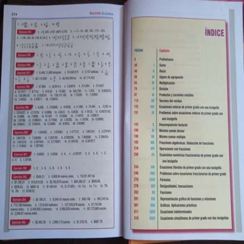 Algebra Baldor 2da Ed Pasta Dura Cd Original Sellado Nuevo