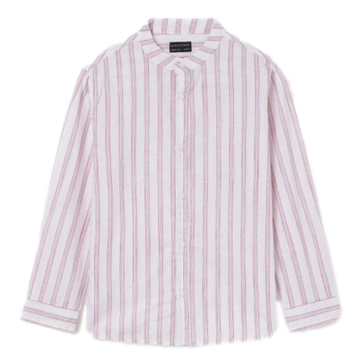 Camisa con cuello mao estampada de algodón sostenible para chico marca Nukutavake (Mayoral)