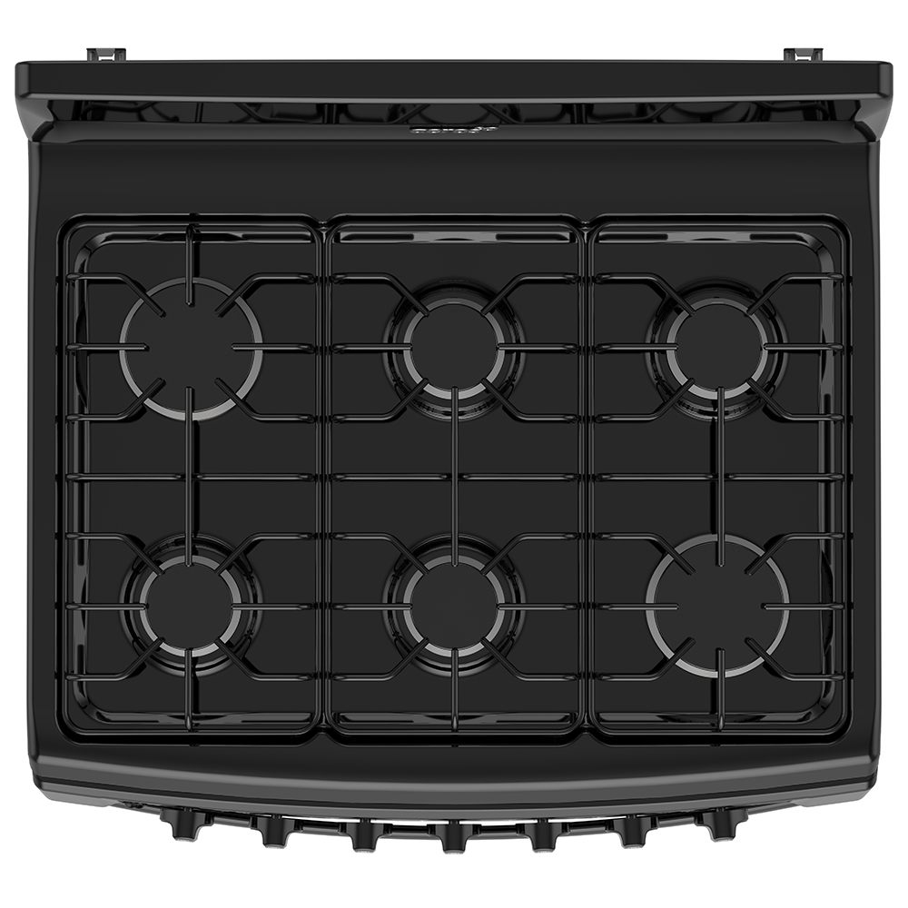 Estufa Al Piso Gas Acros 6 Quemadores Negro AF5431B