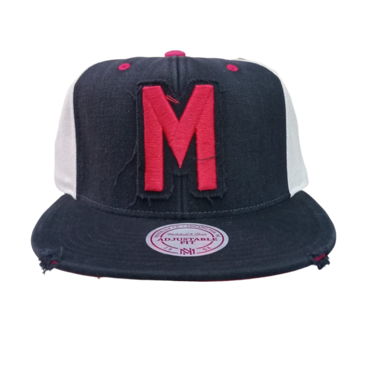 Gorra Mitchell & Ness Snapback M Negro-Beige 18186