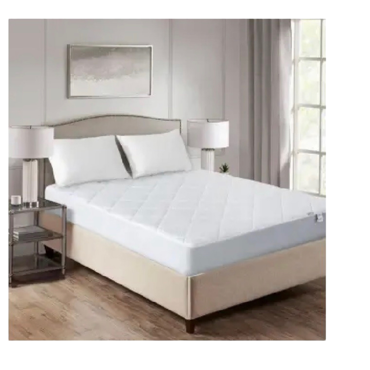 Protector Para Colchon Acolchado Queen Size Serta 300 Hilos