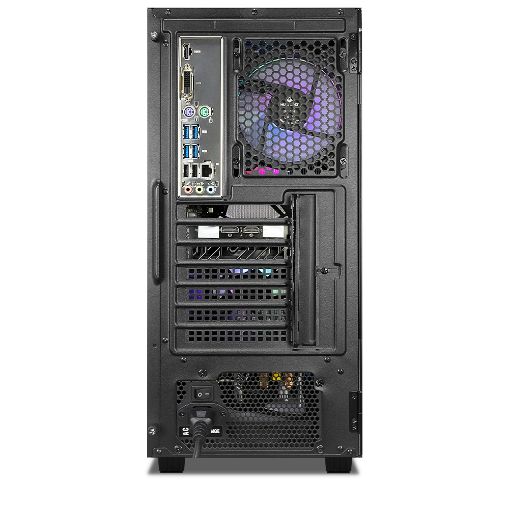 Computadora PRIDE GAMING FERRET AMD Ryzen 5 5500 Sapphire RX 6600 16GB RAM 480GB SSD DISIPADOR POR AIRE RGB 500W 80+ BRONZE 