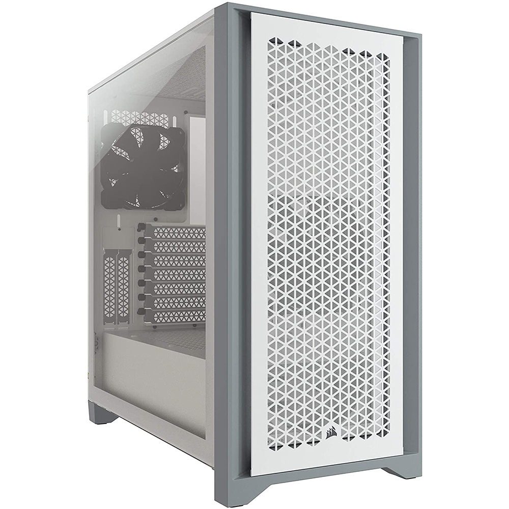 Gabinete Corsair 4000D Airflow Blanco Cristal Templado