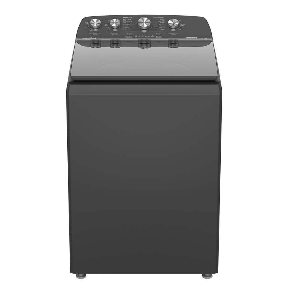 Lavadora Carga Superior 20kg Xpert System Agitador Gris Oscuro 8MWTW2024WLG Whirlpool