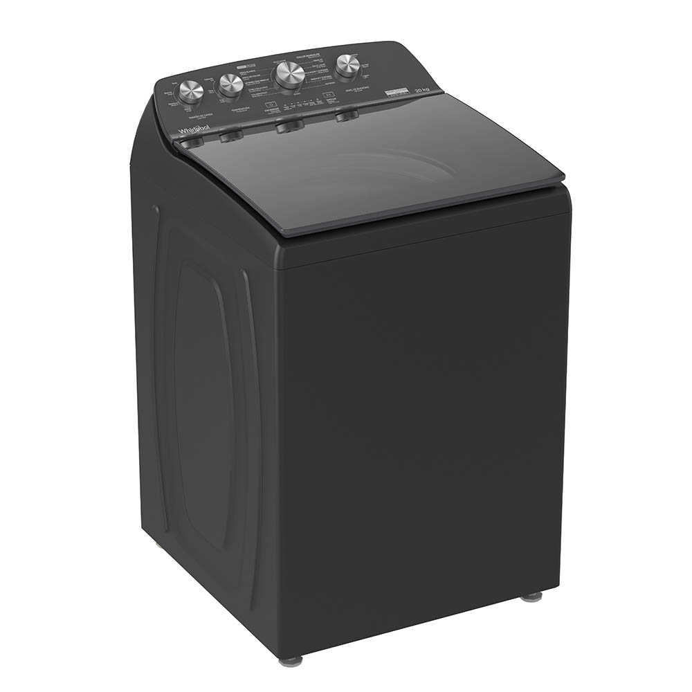 Lavadora Carga Superior 20kg Xpert System Agitador Gris Oscuro 8MWTW2024WLG Whirlpool