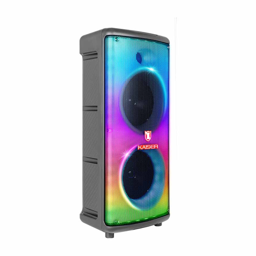 Bocina BAFLE KAISER 2X6.5 DE 30 W RMS CON KSR-LINK Y LUZ LED KSW-2066  KSR