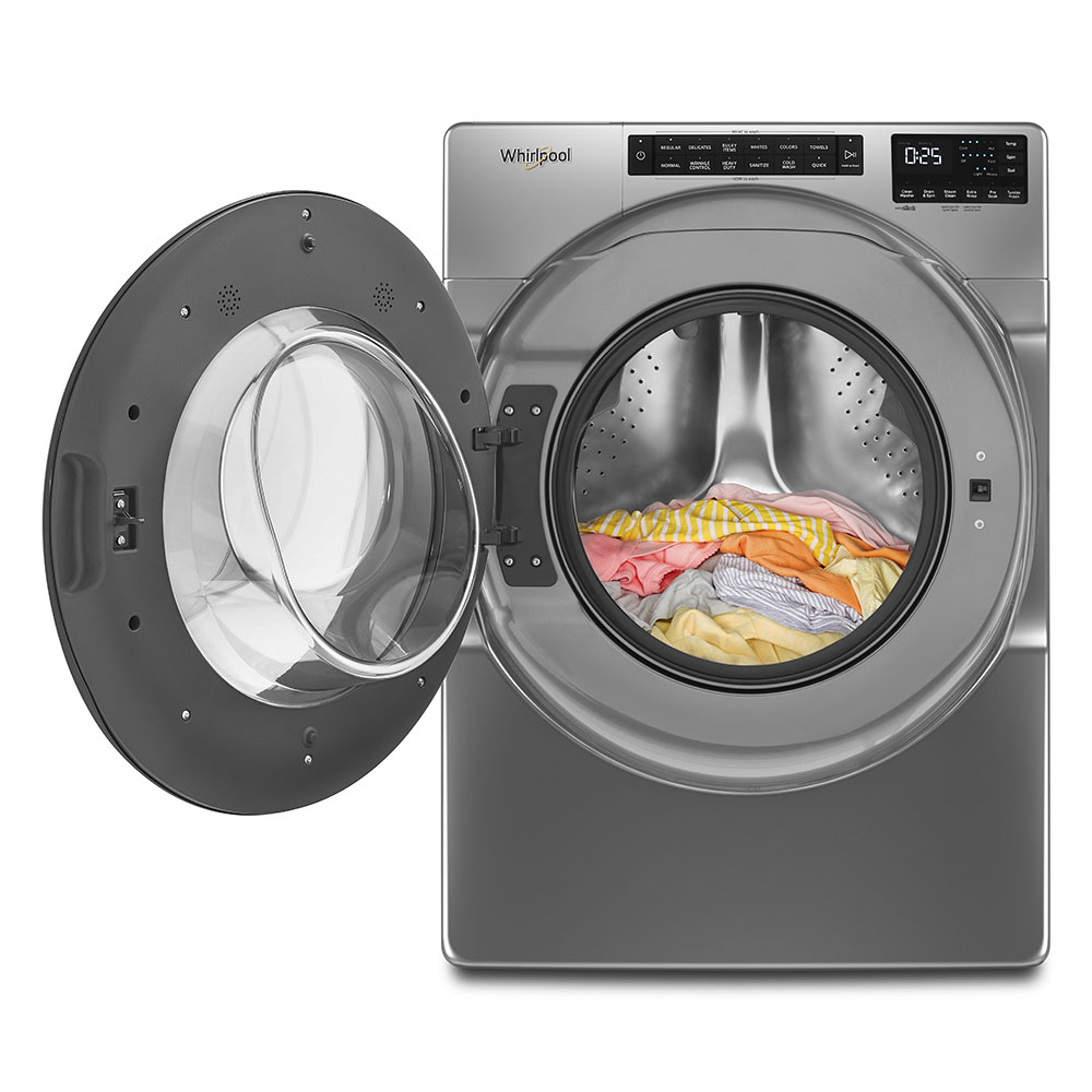 Lavadora Carga Frontal 23kg Cromo 7MWFW6605MC Whirlpool
