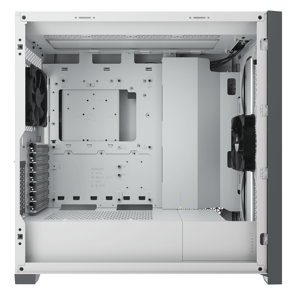 Gabinete Corsair 5000D Airflow White Cristal Templado USB 3.0 Audio HD 