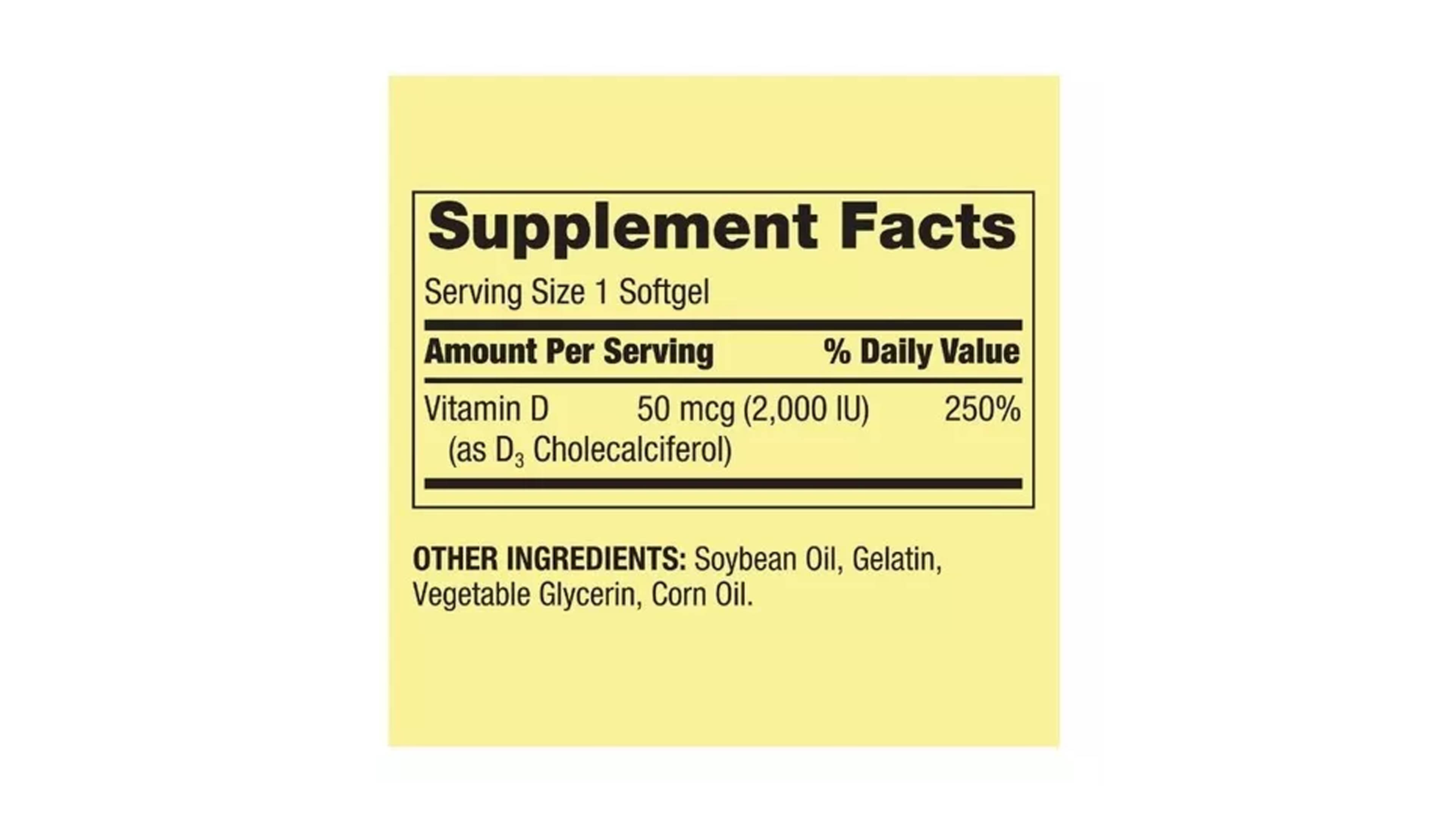 Vitamina D3 25mcg 1000iu Spring Valley 450 Caps Huesos Sistema 