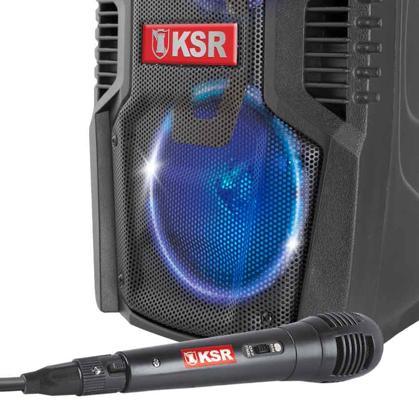 Bocina Bluetooth BAFLE KAISER 2x6,5 DE 5,500 W PMPO CON KSR-LINK MSA-6510 KSR